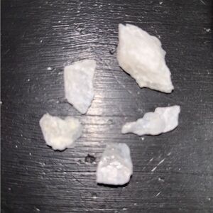 Dumortierite quartz crystals